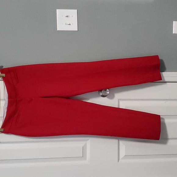 LOFT Red Dressy Pants - Picture 1 of 6